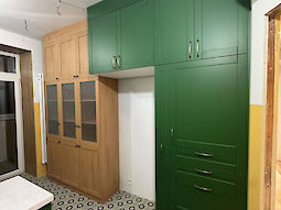Кухня МДФ с фасадами в эмали на заказ